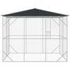 vidaXL Bird Cage Anthracite 227 x 310 x 247 cm Galvanised Steel