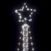 vidaXL LED Christmas Tree 483 LEDs Cold White 240 cm