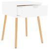 vidaXL Bedside Cabinet White 40x40x56 cm Engineered Wood