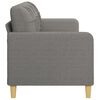 vidaXL 3-Seater Sofa Dark Grey 210 cm Fabric