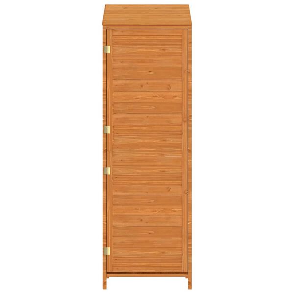 vidaXL Garden Shed Brown 55x52x174.5 cm Solid Wood Fir