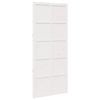 vidaXL Barn Door White 90 x 2.5 x 208 cm Solid Pine Wood