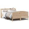 vidaXL Bed Frame without Mattress 135x190 cm Solid Wood Pine