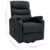 vidaXL Stand up Massage Chair Dark Grey Fabric