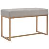 vidaXL Bench 80 cm Grey Velvet
