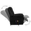 vidaXL Stand up Massage Chair Black Fabric