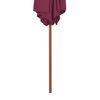 vidaXL Garden Parasol with Wooden Pole 270 cm Bordeaux Red