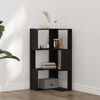 vidaXL Bookcase Black Oak 50 x 50 x102 cm