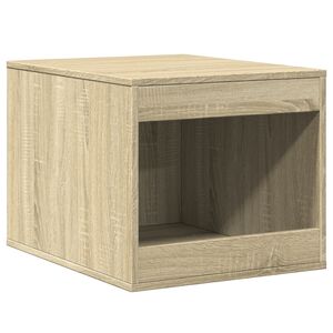 vidaXL Cat Litter Box Enclosure Sonoma Oak 47x59x42 cm Engineered Wood