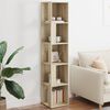 vidaXL Corner Cabinet Sonoma Oak 33x33x164.5 cm Engineered Wood