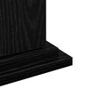 vidaXL Display Stand Black Oak 31 x 30 x 60 cm Engineered wood