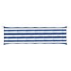 vidaXL Garden Bench Cushions 2pcs Blue&White Stripe 200x50x7cm Fabric