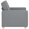 vidaXL Sofa Chair Light Grey 60 cm Fabric