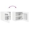vidaXL Kitchen Cabinet 2 pcs High Gloss White 40 x 31 x 40 cm