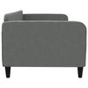 vidaXL Day Bed without Mattress Dark Grey 90x190 cm Fabric
