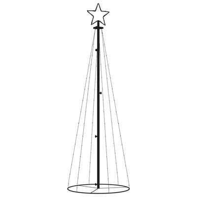 vidaXL Christmas Cone Tree Blue 108 LEDs 70x180 cm