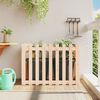 vidaXL Garden Raised Bed with Fence Design 100x50x70 cm Solid Wood Pine