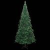 vidaXL Artificial Pre-lit Christmas Tree with Ball Set L 240 cm Green