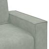 vidaXL Sofa 3 pcs Light Grey 220 x 80 x 84 cm Velvet