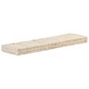 vidaXL Pallet Floor Cushion Cotton 120x40x7 cm Beige