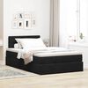 vidaXL Ottoman Bed with Mattress Black King Single Velvet