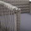 vidaXL Garden Armchairs with Cushions 2 pcs Grey Poly Rattan