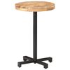 vidaXL Bistro Table Round &Oslash;50x75 cm Rough Mango Wood