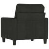 vidaXL Sofa Chair Black 60 cm Fabric
