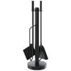 vidaXL 5 Piece Fireplace Tool Set 18x56 cm Steel