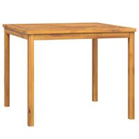 vidaXL Garden Dining Table 90x90x74 cm Solid Wood Acacia