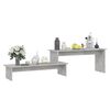 vidaXL TV Cabinet Concrete Grey 180x30x43 cm Engineered Wood