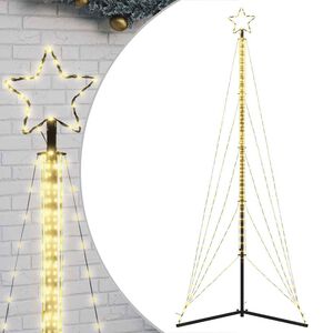 vidaXL LED Christmas Tree 525 LEDs Warm White 302 cm