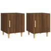 vidaXL Bedside Cabinets 2 pcs Brown Oak Engineered Wood