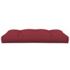 vidaXL Pallet Cushion Wine Red 120x80x12 cm Fabric