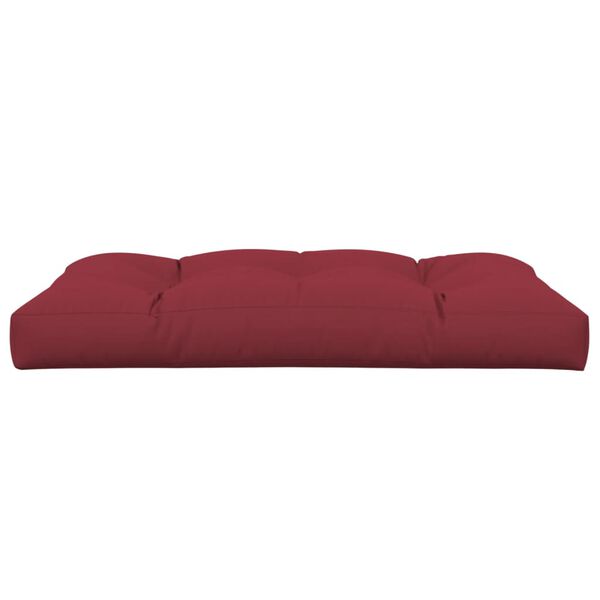 vidaXL Pallet Cushion Wine Red 120x80x12 cm Fabric