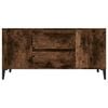 vidaXL TV Cabinet Smoked Oak 102x44.5x50 cm Engineered Wood
