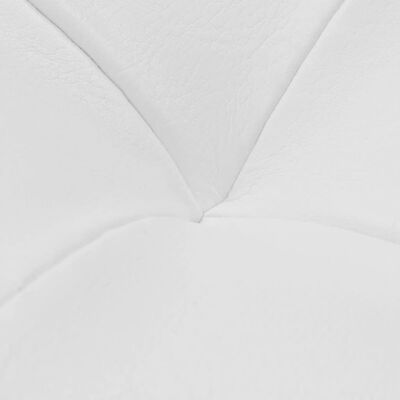 vidaXL Storage Ottoman Artificial Leather White