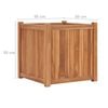 vidaXL Raised Bed 50x50x50 cm Solid Teak Wood