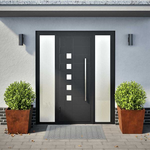 vidaXL Garden Planters 2 pcs 50x50x50 cm Weathering Steel