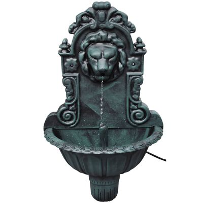 vidaXL Wall Fountain Lion Head Design