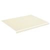 vidaXL Awning Replacement Fabric Cream 430x345 cm Polyester