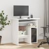 vidaXL Desk White 80x45x74 cm Engineered Wood