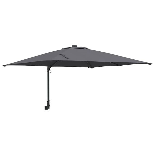 vidaXL Garden Parasol Anthracite 248.5 x 247.5 x 160 cm
