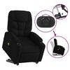 vidaXL Electric Stand up Massage Recliner Chair Black Fabric