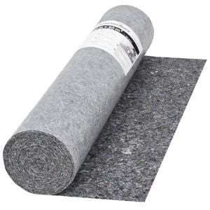 vidaXL Non-slip Painter Fleece 50 m 280 g/m&sup2; Grey