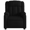 vidaXL Massage Recliner Chair Black Fabric
