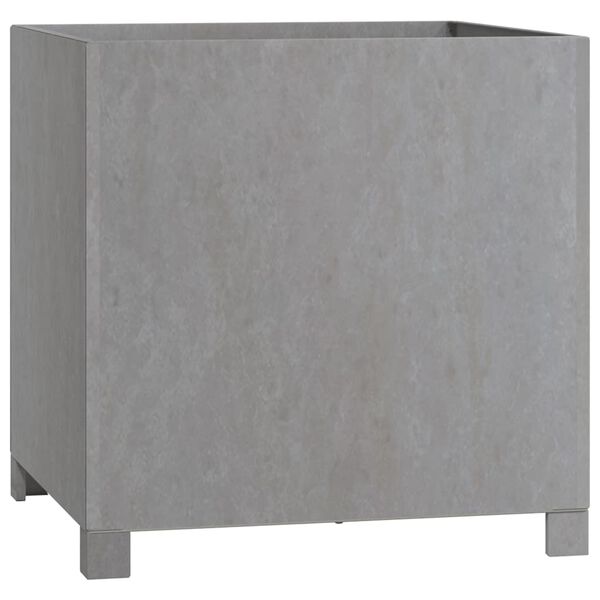 vidaXL Planter with Legs Rusty 50x50x50 cm Corten Steel