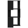 vidaXL Bookcase Black Oak 50 x 50 x102 cm