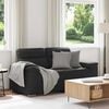 vidaXL 2-Seater Sofa&nbsp;Black 120 cm Faux Leather