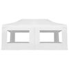 vidaXL Professional Folding Party Tent with Walls Aluminium 6x3 m White